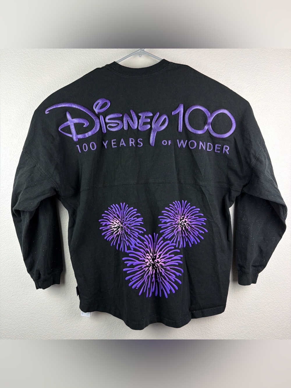 Disney 100 Years Of Wonder Platinum Celebration Adult XL Spirit Jersey Black